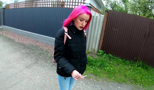 Russian chick with red hair loves homemade porn
