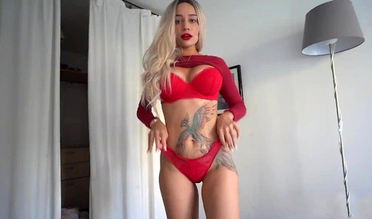 Premium meeting with tattooed girl at home helped her lover cum