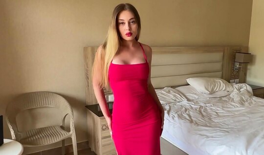 Russian beauty is ready to repeat passionate night sex in the morning
